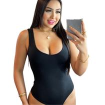 Body de Alça Grosa Feminino Tecido Riabana