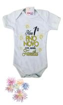 Body de bebê ano novo meu primeiro ano novo Body de bebê ano novo meu primeiro ano novo