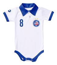 Body De Bebê Bahia Camisa Polo Torcida Baby