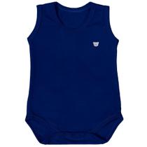 Body de Bebê Basic Regata Marinho