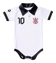 Body De Bebê Corinthians Camisa Polo Torcida Baby
