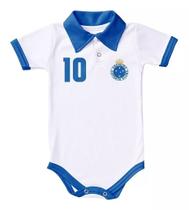 Body De Bebê Cruzeiro Esporte Clube Camisa Polo Torcida Baby