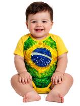 Body de Bebê Manga Curta Brasil