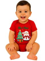 Body de Bebê Manga Curta Meu Primeiro Natal Body de Bebê Manga Curta Meu Primeiro Natal