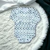 Body De Bebê Manga Longa Bolinha Piu-Piu