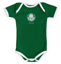 Body de Bebê Palmeiras Alvi-Verde - Roupinha Time de Futebol
