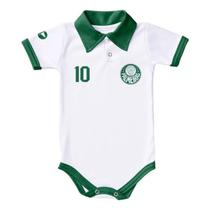 Body De Bebê Palmeiras Camisa Polo Roupinha Time Futebol - Torcida Baby