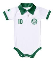 Body De Bebê Palmeiras Camisa Polo Torcida Baby
