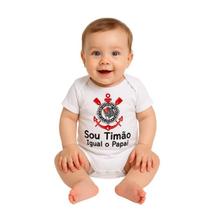 Body de Bebê Personalizado Temático Time Futebol Só body