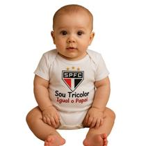 Body de Bebê Personalizado Temático Time Futebol Só body