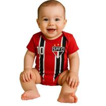 Body de Bebê Personalizado Temático Time Futebol Só body