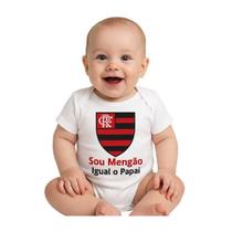 Body de Bebê Personalizado Temático Time Futebol Só body