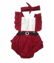Body de bebê romper jardineira natal meninas ensaio natal Body de bebê romper jardineira natal meninas ensaio natal