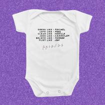 Body de Bebê Roupinha Presente Temático Friends Amigos Menino Menina Mimos Body de Bebê Roupinha Presente Temático Friends Amigos Menino Menina Mimos