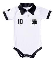 Body De Bebê Santos Futebol Clube Camisa Polo Torcida Baby
