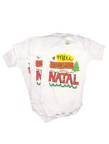 Body de Bebê Temático Natal e Ano Novo Mesversário