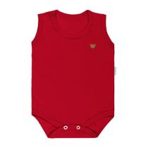 Body de Bebê Verão Regata Varias Cores 100% Algodão Batistela Baby - 1 Peça