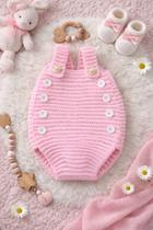 Body de croche para Bebê Reborn de 45-50cm