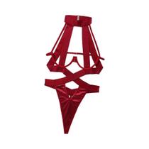 Body De Lingerie Sexy Com Decote Halter E Recortes Em Preto Para Mulheres Sensual Exótico Sissy Body De Lingerie Sexy Com Decote Halter E Recortes Em Preto Para Mulheres Sensual Exótico Sissy