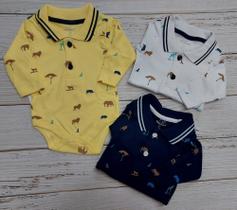 Body de manga longa Body de manga longa