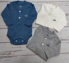 Body de manga longa Body de manga longa