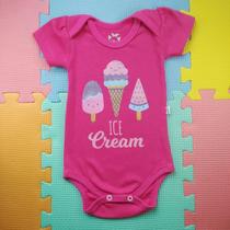 Body de menina ice cream P Body de menina ice cream P