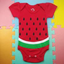Body de menina melância P Body de menina melância P