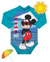 Body de Praia Bebê Mickey Mouse