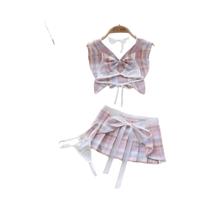 Body de Renda Cinza Sexy - Sem Alças, Mangas e Costas - Lingerie Feminina Hotsweet