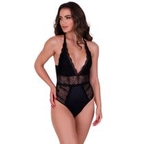 Body Decotado com Detahe de Renda Bore Pocah