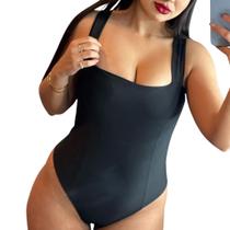 Body Decote Quadrado de Alça Qualidade Premium Com Bojo