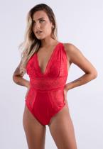 Body Diluxo Rendado Anita Vermelho Body Diluxo Rendado Anita Vermelho