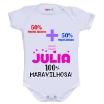 Body Divertido - 50% Papai e Mamãe Body Divertido - 50% Papai e Mamãe