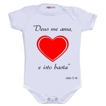 Body Divertido - Bíblico Deus Me Ama