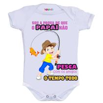 Body Divertido - Mais Que Pescaria Menina Body Divertido - Mais Que Pescaria Menina