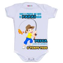 Body Divertido - Mais Que Pescaria Menino Body Divertido - Mais Que Pescaria Menino
