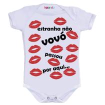 Body Divertido - Vovó Passou Por Aqui Body Divertido - Vovó Passou Por Aqui