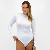 Body Doce Trama Básico Manga Longa Feminino Body Doce Trama Básico Manga Longa Feminino