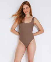 Body Dupla Face sem Bojo Delrio Marrom-61040