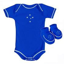 Body e Pantufa Cruzeiro Azul Torcida Baby Body e Pantufa Cruzeiro Azul Torcida Baby
