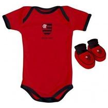 Body e Pantufa Flamengo Vermelho Torcida Baby Body e Pantufa Flamengo Vermelho Torcida Baby