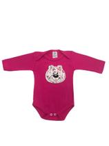Body Em Algodão Canelado Bordado Feminino