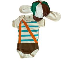 Body Fantasia de Bebe Chaves Menino Boina Body Fantasia de Bebe Chaves Menino Boina