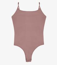 Body Feminino Alças Finas em Poliamida Veev Rosa Body Feminino Alças Finas em Poliamida Veev Rosa
