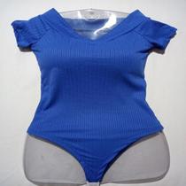 Body Feminino Canelado Manga Curta Ombro a Ombro Body Feminino Canelado Manga Curta Ombro a Ombro