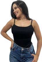 Body Feminino com Bojo, Alça, Costas Abertas e Fecho Body Feminino com Bojo, Alça, Costas Abertas e Fecho