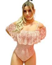 Body Feminino de Renda Moda Roupas femininas