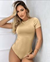 Body Feminino Manga Curta Blusinha Basica Blogueira