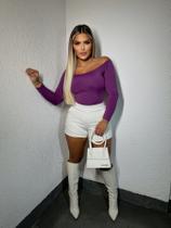 Body feminino manga longa basico decote canoa Body feminino manga longa basico decote canoa