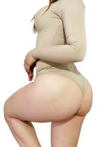 Body Feminino Manga Longa Costa Fechada Collant Blusa Z18 Body Feminino Manga Longa Costa Fechada Collant Blusa Z18